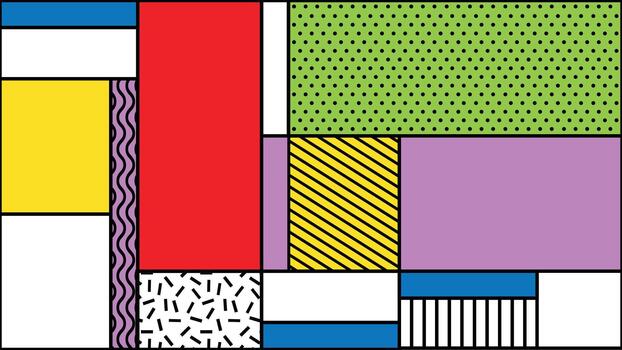 Fondo de patrón retro abstracto vector