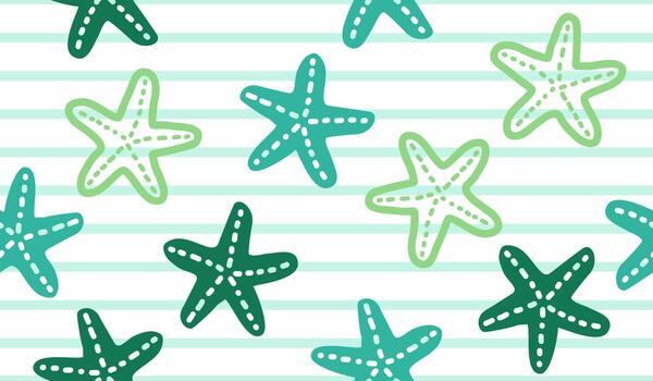fondo de patrón de estrella de mar vector
