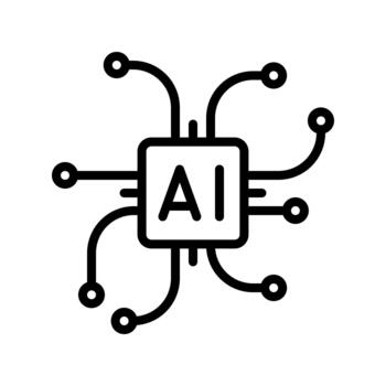 Artificial intelligence chip node processor representing advanced deep neural network vector