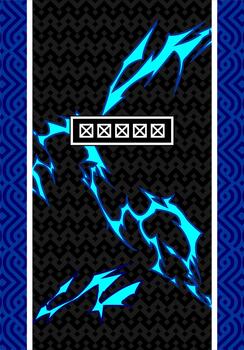BLUE LIGHTNING PATTERN BACKGROUND vector
