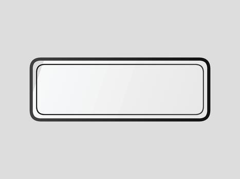 Minimalist rectangular frame border graphic vector