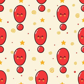 Exclamation mark pattern vector