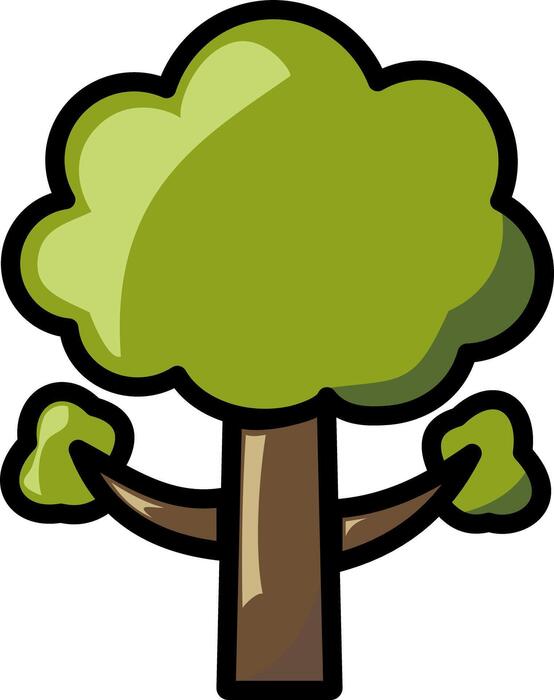 Tree Cartoon Vector Art, Icons, and Graphics for Free Download