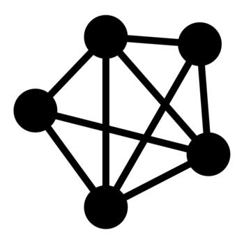 conectado red grafico nodo estructura vector