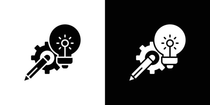 creatividad icono sábana vector