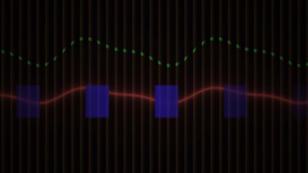 Digital waveform data visualization technology. video