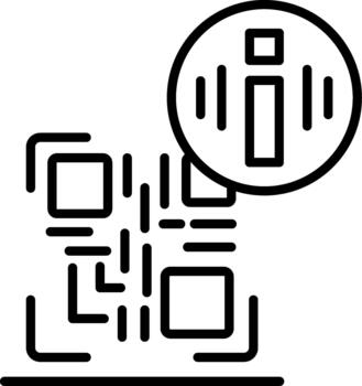 Qr Code Dynamic QR Code Information Sharing Platform vector