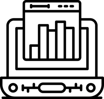 analítica cliente analítica datos impulsado perspectivas plataforma vector