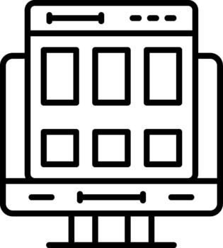 web diseño creativo web diseño sensible diseño marco de referencia vector