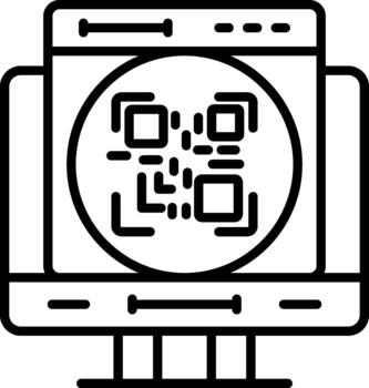 qr código interactivo qr código cliente experiencia herramienta vector
