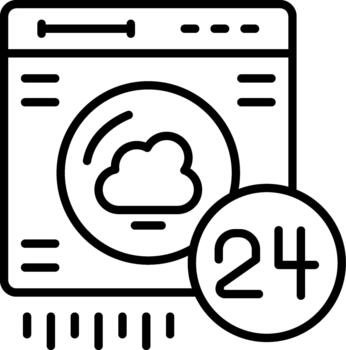 nube servidor poderoso nube servidor hospedaje infraestructura solución vector