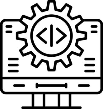 Coding Modern Coding Technology Learning Experience Platform vector