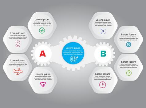 integrado flujo de trabajo marco de referencia vector