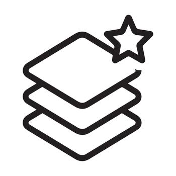 Layer icon design vector