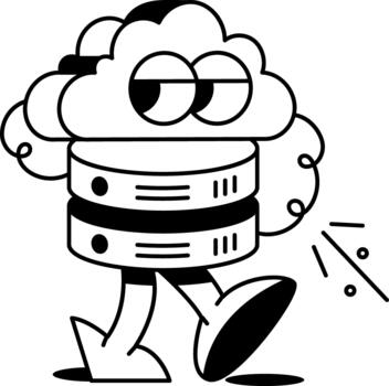 Cloud anserver stack characteristics for virtual hosting. vector