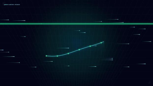 quantum algorithme Les données En traitement animation video