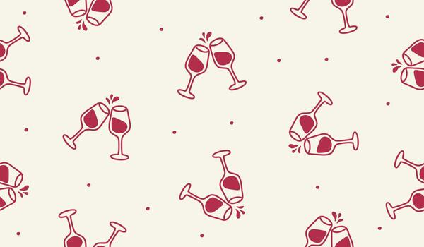 Cheers seamless pattern background vector