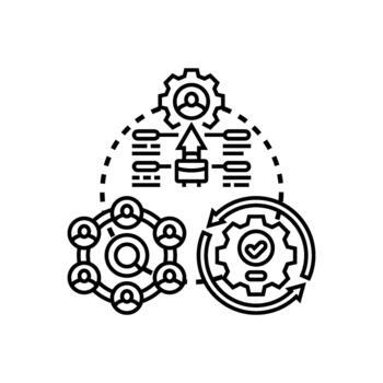 Business process simulation model optimizing workflow strategy vector