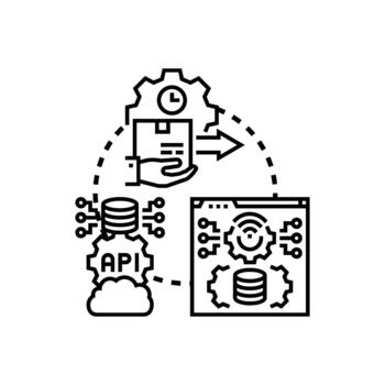 microservicios arquitectura desarrollando datos proceso Servicio vector