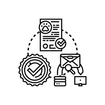 Initial validation tests process with quality checking vector