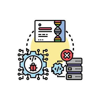 yo contenido pruebas ambiente desarrollando software programa concepto vector