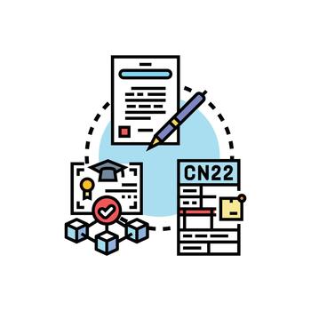 Authenticating declaration document process confirming information vector