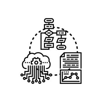 Artificial intelligence document processing pipeline automation workflow vector