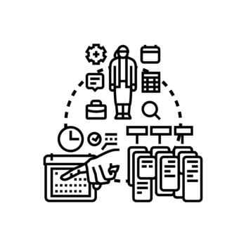 Aligned multi task operations workflow management process vector