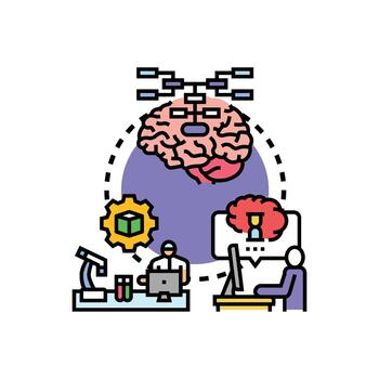 Idea visualization process developing creative solutions vector