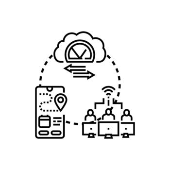 Tracking packet movement patterns data analytics vector