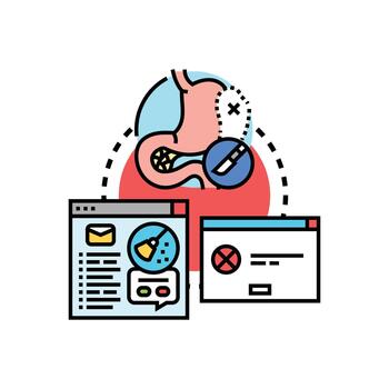 base de datos operaciones con sql insertar actualizar Eliminar icono vector