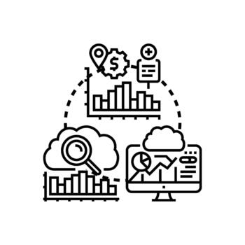 System event analytics processing data and information vector