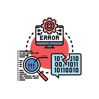 Vulnerability detection process finding system errors vector