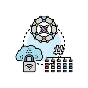 Securing internet based systems for cloud data computing safety vector