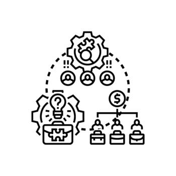 Skill gap concept problem solving solution vector