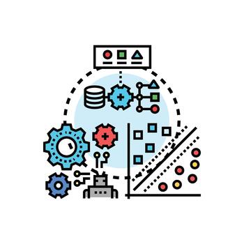 Machine learning based recognition system process concept vector