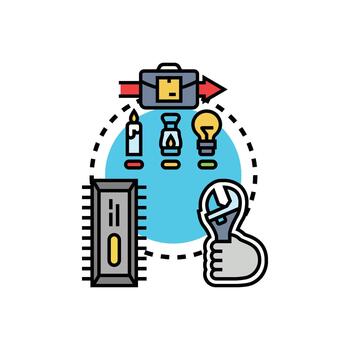 Product development process finding fitting solutions vector