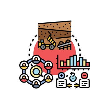 proceso minería analizando negocio datos para flujo de trabajo mejoramiento vector