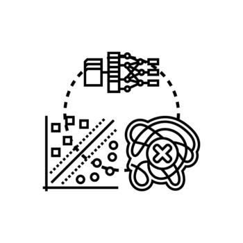 Data analysis processing algorithms solving complex problems vector
