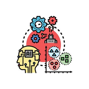 Automated pattern recognition process developing artificial intelligence vector
