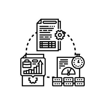 Computing performance audit analyzing data and optimizing results vector