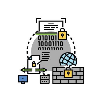 seguro origen terminado https digital red la seguridad vector