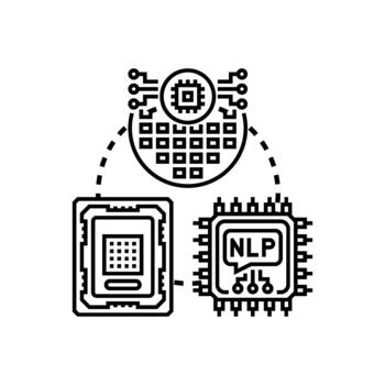 Computer chip technology developing digital processing systems vector