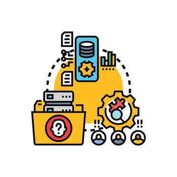 Data refinement process concept in digital system vector