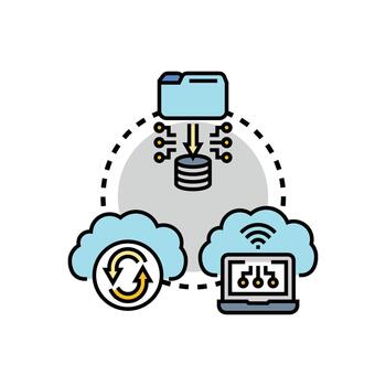 Cloud computing notebook data storage synchronization access vector