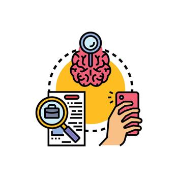Visual focus process for sharp analysis and data vector