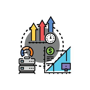 digital carga de trabajo utilización optimizando negocio actuación vector
