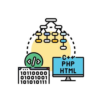 programación sintaxis diseño nuevo codificación idioma estructura vector