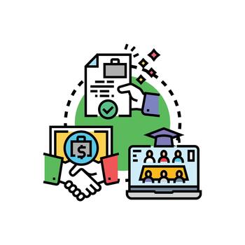 Collaborative problem solving process with teamwork and communication vector