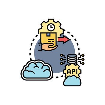 Servicio despliegue proceso desarrollando solicitud programación interfaz vector